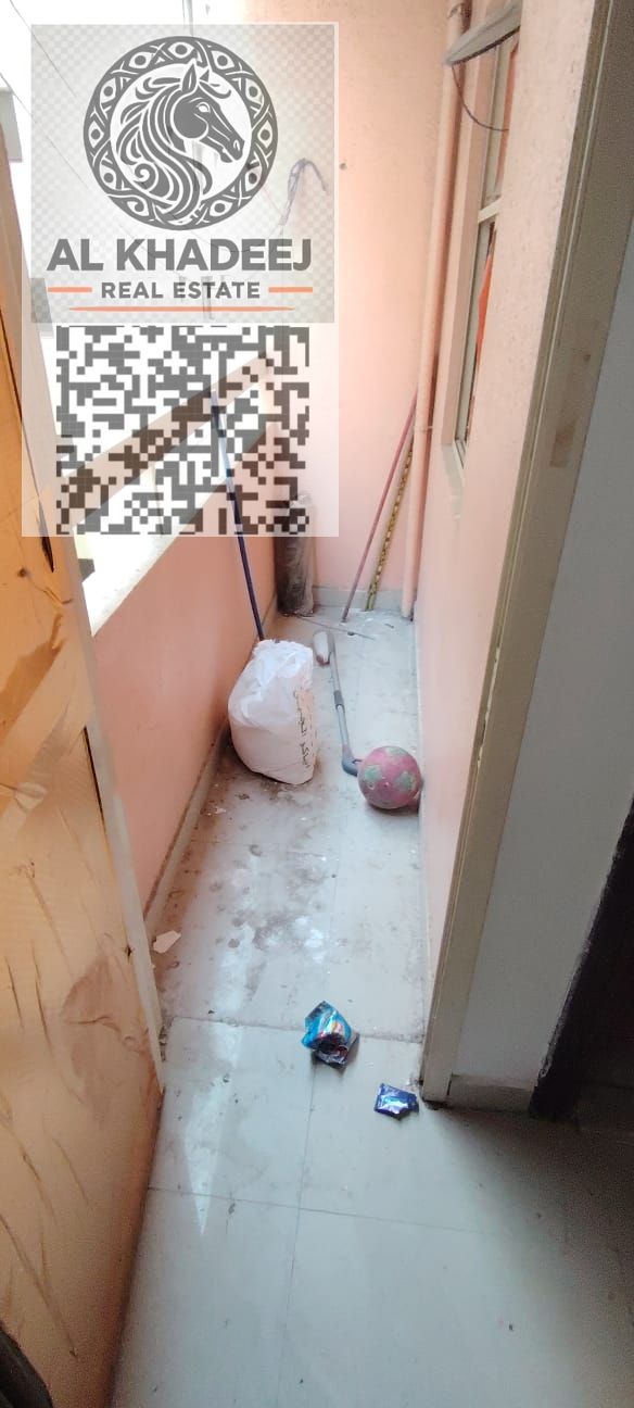 Large studio with separate kitchen and balcony in Al Nuaimiya 2 area, easy access to Dubai and Sharjah
