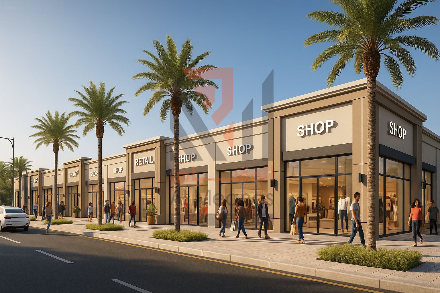 Retail project in a prime active location