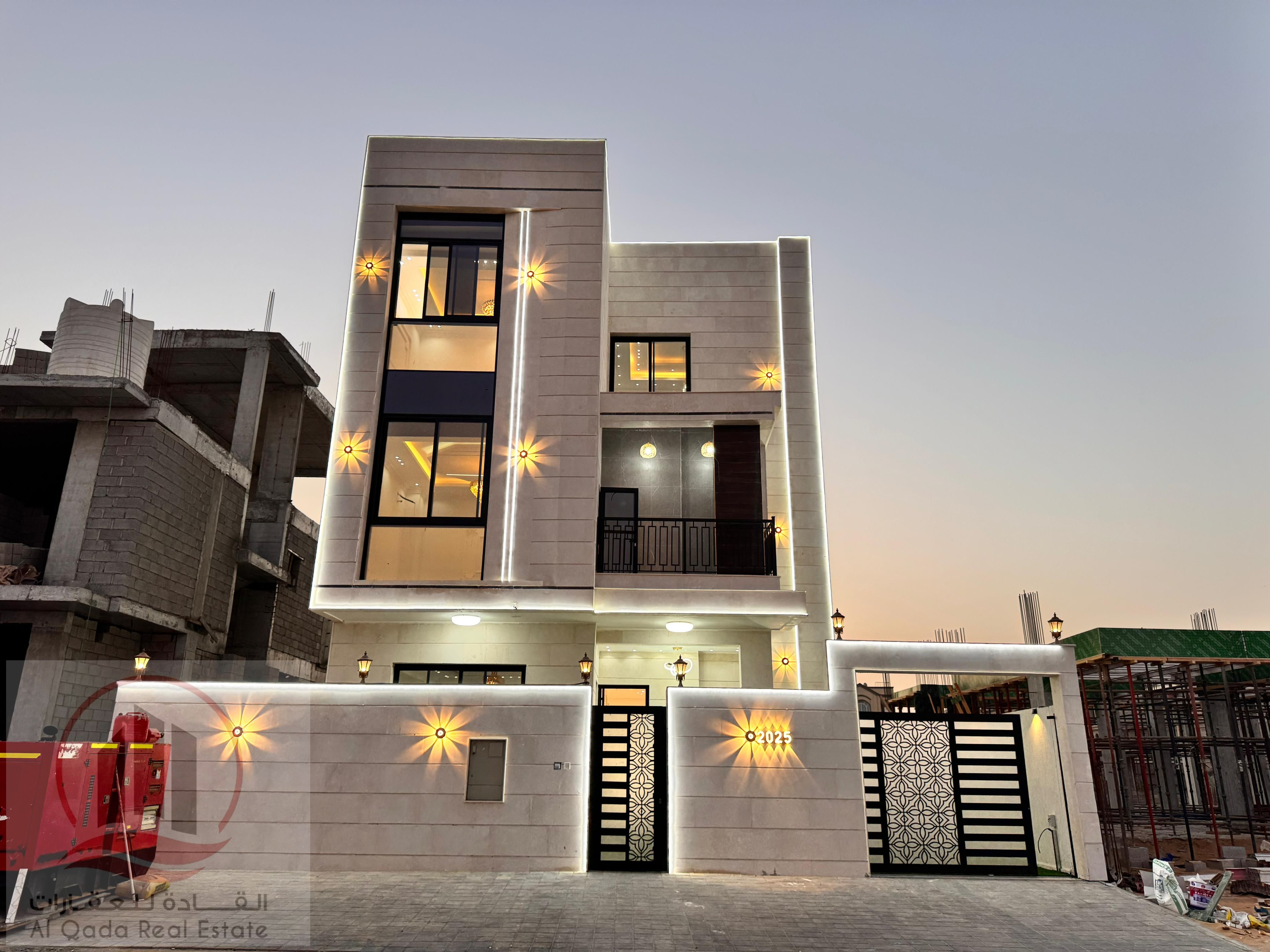 For sale, a villa in Ajman Al Zahia, 6 master rooms, a Majles room, a hall, and a maid’s room, freehold for all nationalities, Installment with out do
