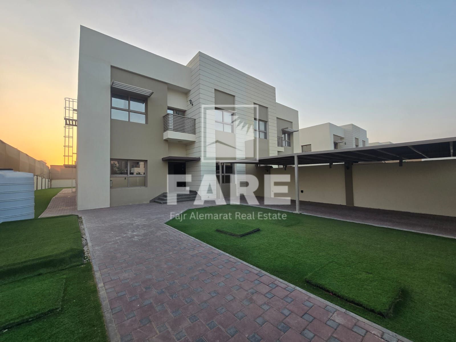 Luxurious 5 bedroom villa + maid room in Sharjah Garden City residential complex for rent