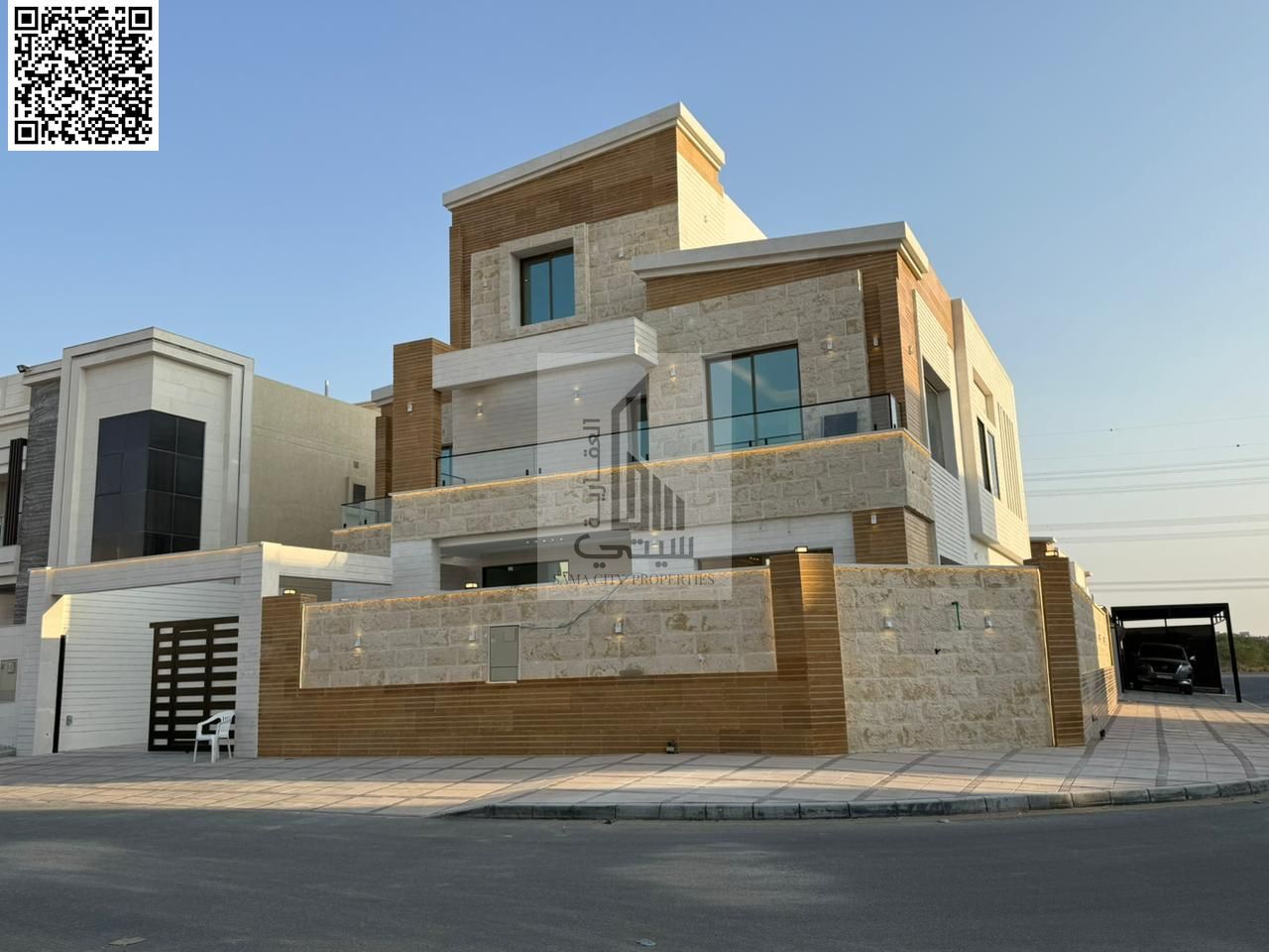 Villa for sale in Al Yasmeen area Features: 6 master bedrooms • Majlis with bathroom • Living room with bathroom • Main kitchen • Maid's room • Larg