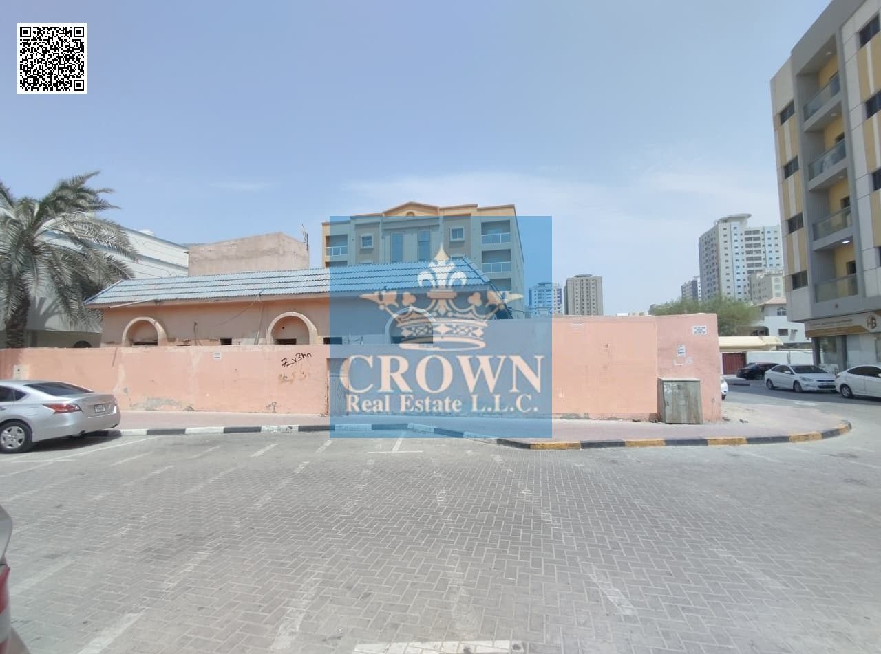 Hot deal! Commercial plot, G+4 now (w/arabic villa), Corner Sikka, in Al Nuaimiya 1 Ajman