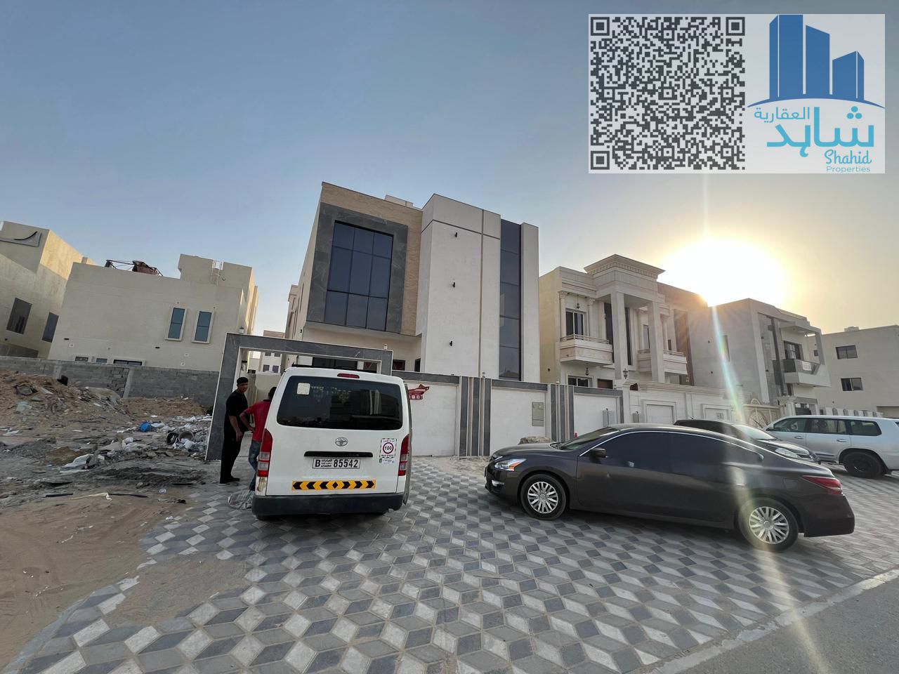 Luxurious 6-Master Bedroom G+2 Villa for Rent in Helio-2, Ajman – Rooftop Access | AED 130,000/year