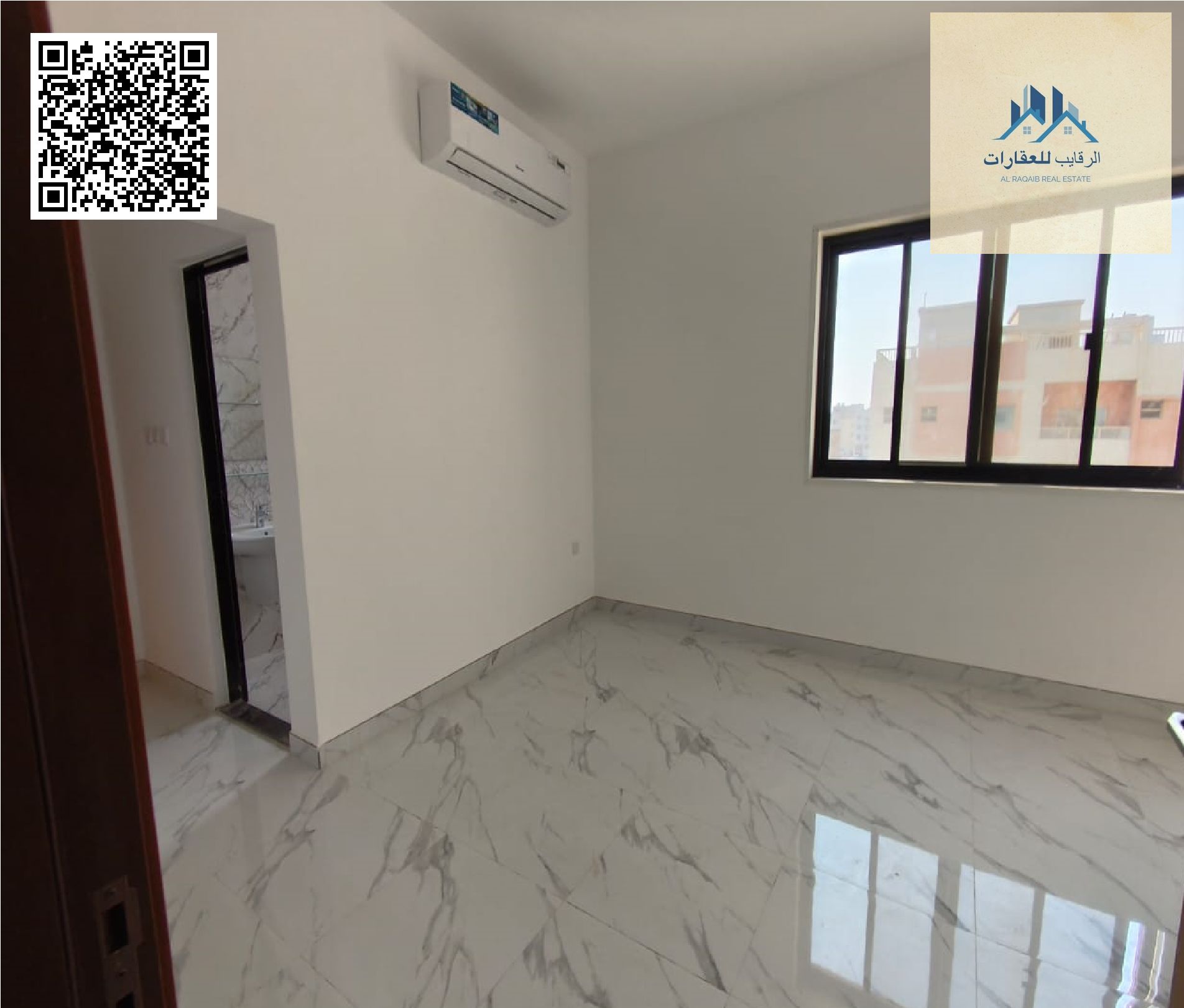 One bedroom and living room, second occupancy, in Al Alia area, directly next to Sheikh Mohammed Bin Zayed Road, easy access to Dubai and Sharjah.