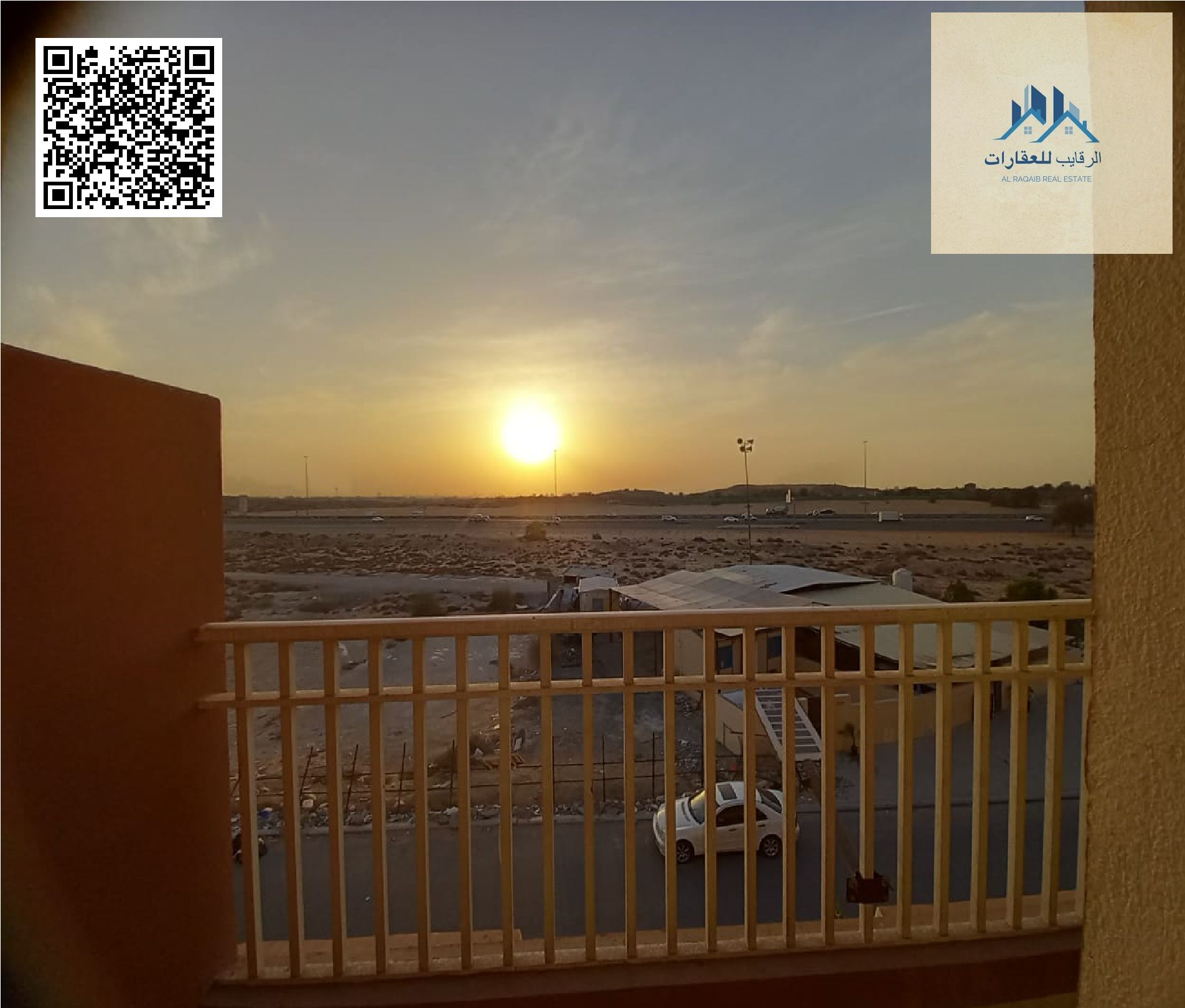 For rent - 4-bedroom townhouse in Al Zahia, Uptown complex, electricity, water, and government services
