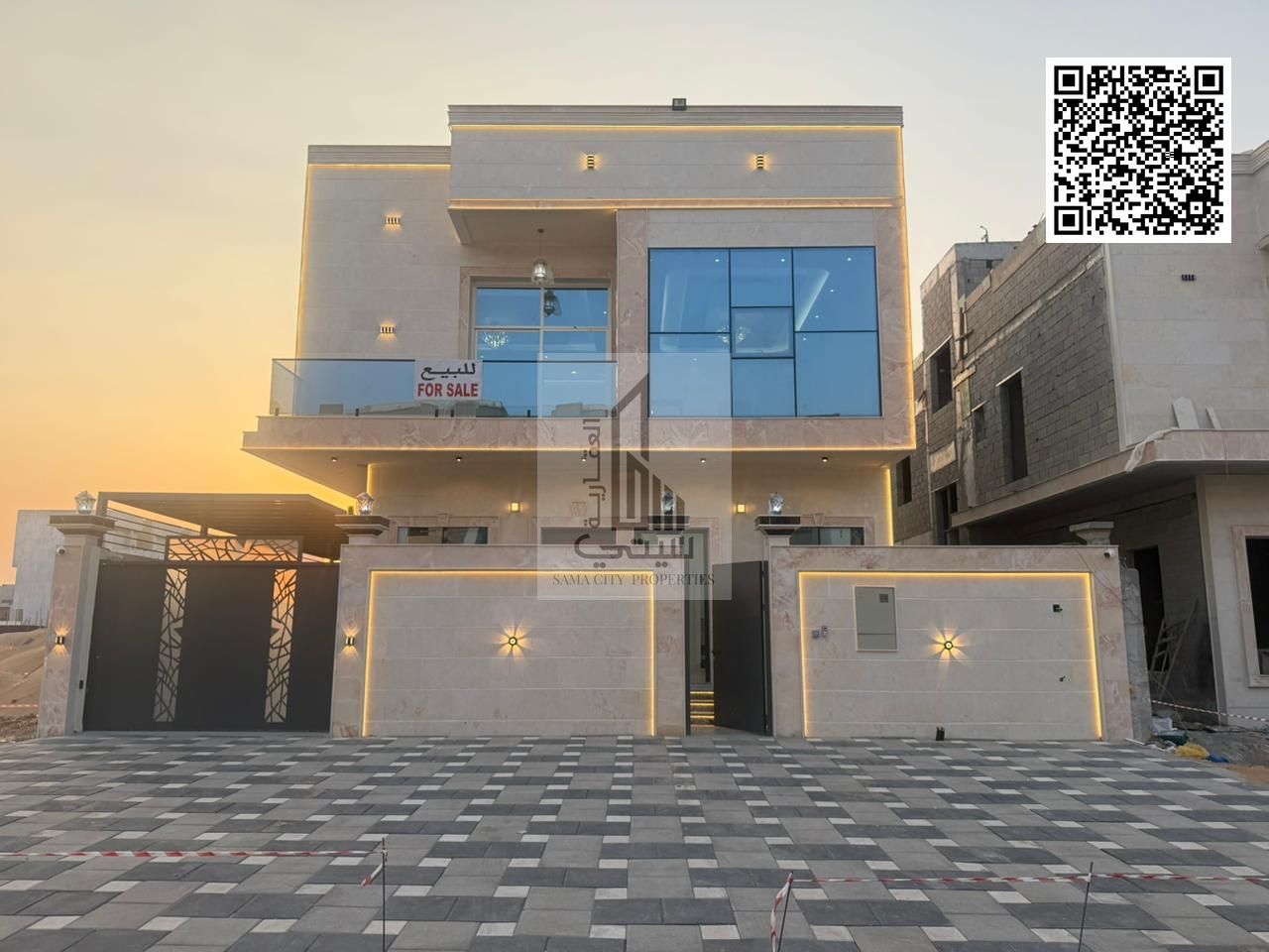 At a bargain price and without a down payment, one of the most luxurious villas in Al Helio 2