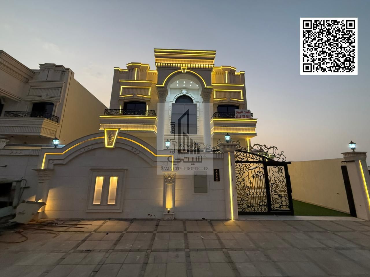 At a bargain price and without a down payment, one of the most luxurious villas in Al Helio 2
