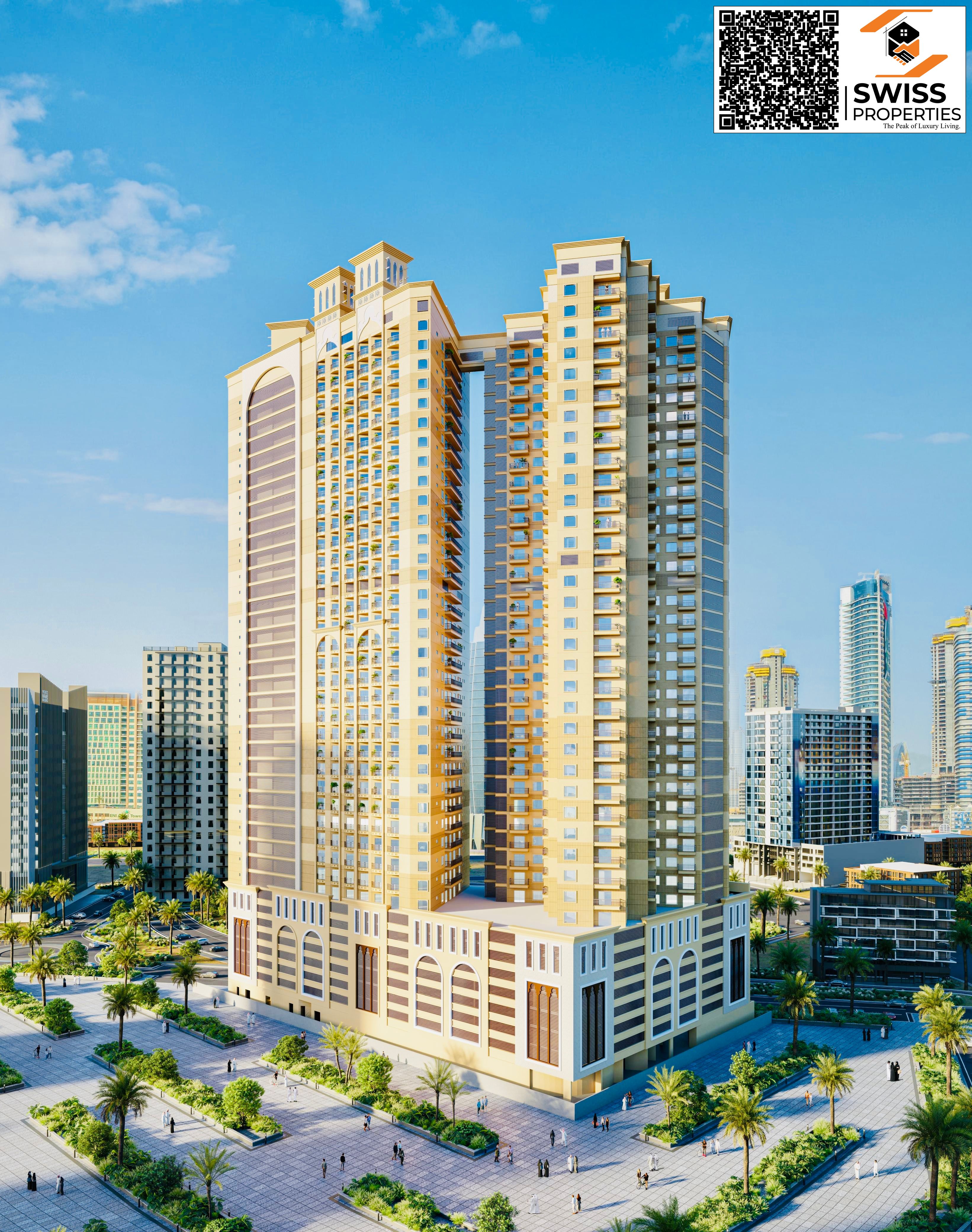 Off-Plan 1 & 2 BHK Apartments for Sale in Barajeel Tower, Ajman