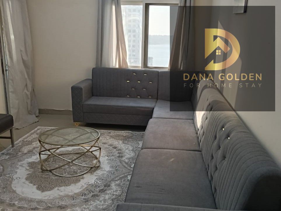 Two rooms and a hall / sea view / hotel furniture / Al Taawun