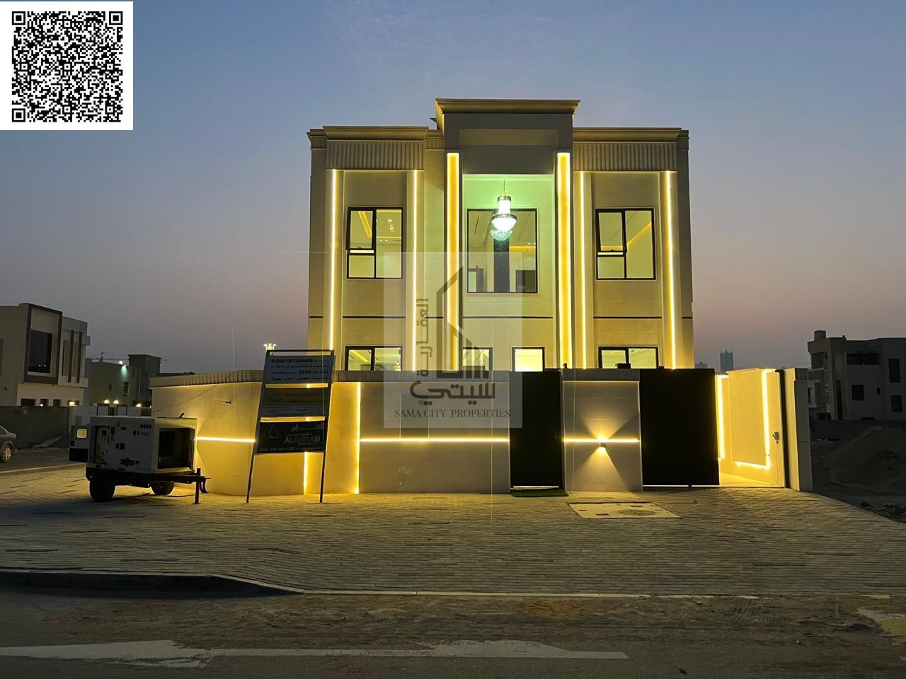 luxurious villa with European design and super deluxe finishes