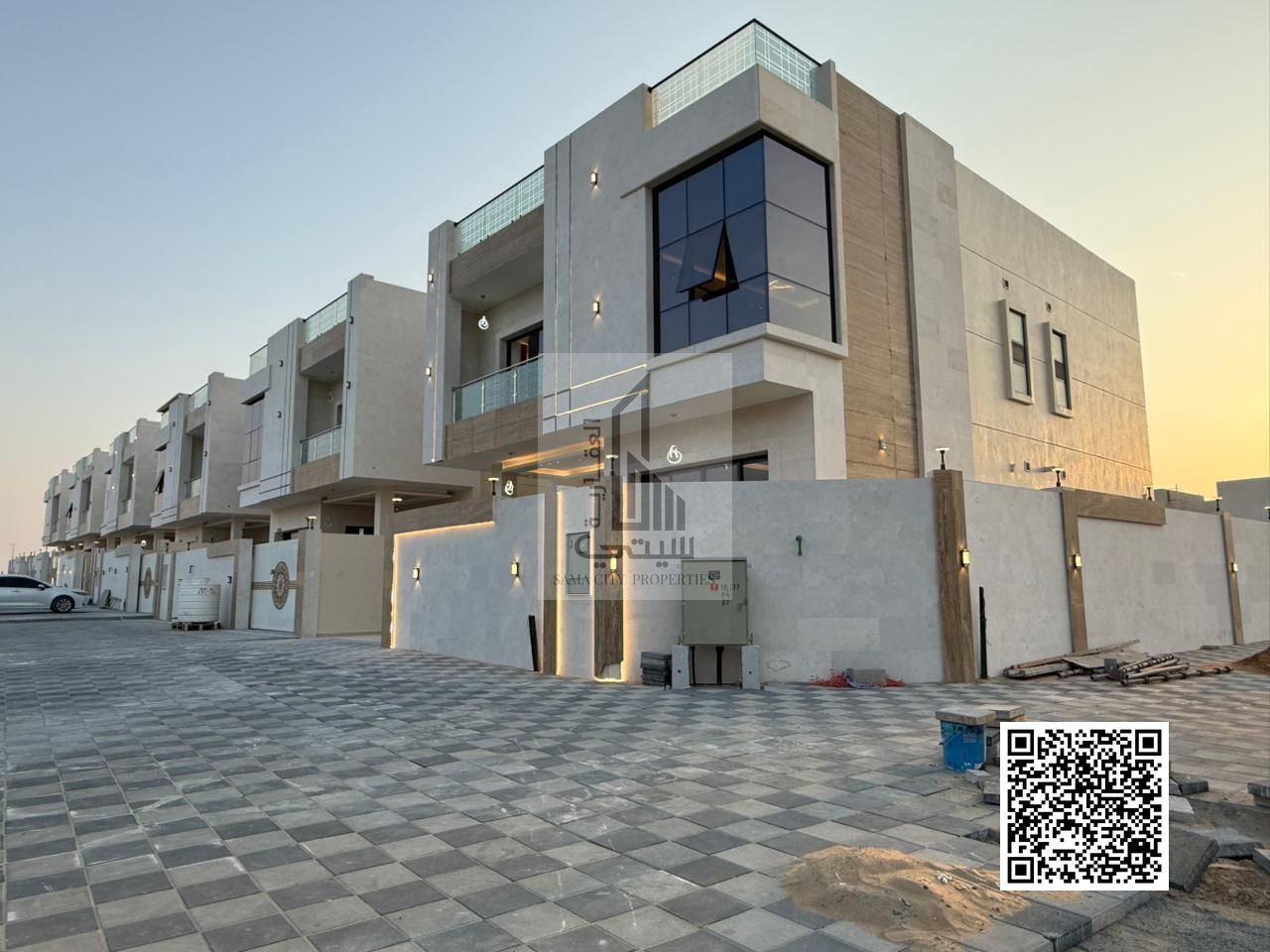 Luxury Three-Storey Villa for Sale in Ajman – Modern Design & Spacious Layout