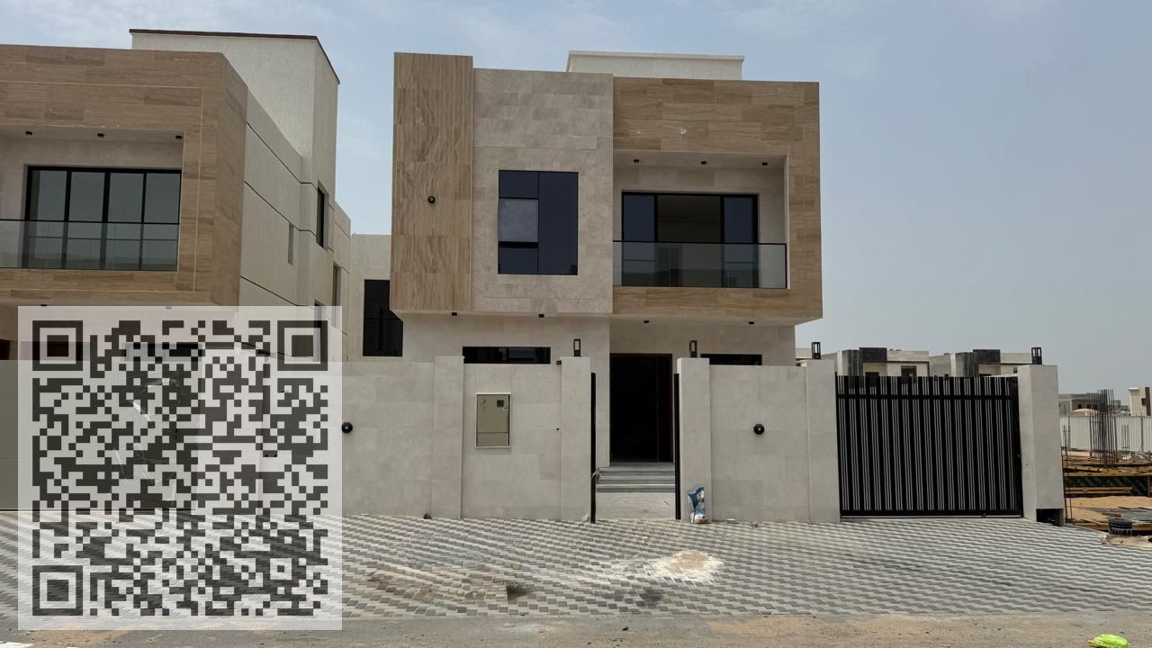 For sale a villa in Ajman, Al Zahya area, neo-classical finishes and design.