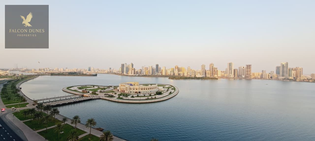 Luxury 4-Bedroom Apartment in Al Majaz | All Facilities Free |Direct Sea View