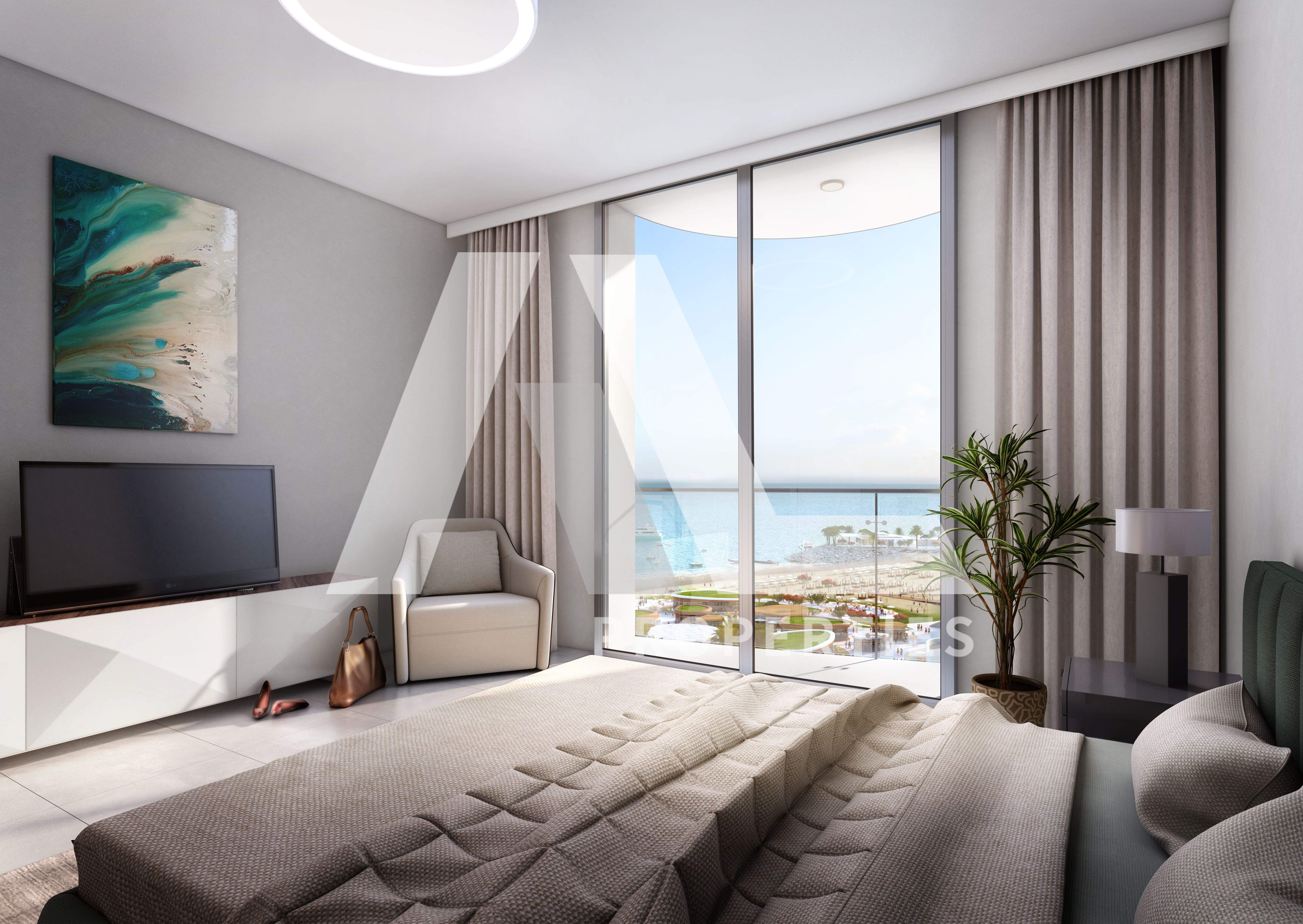 2 BR+Maids | Full Sea View | Beachfront Project