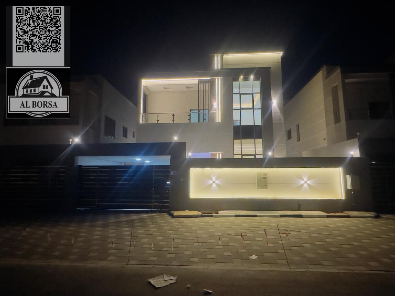 Villa for rent in Al Helio, freehold for all nationalities, excellent location on an asphalt road, including registration fees