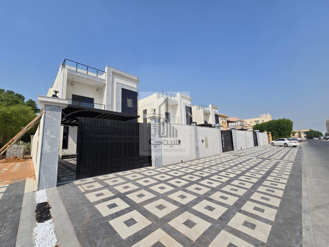 Luxury villa for sale in Ajman, including registration fees.