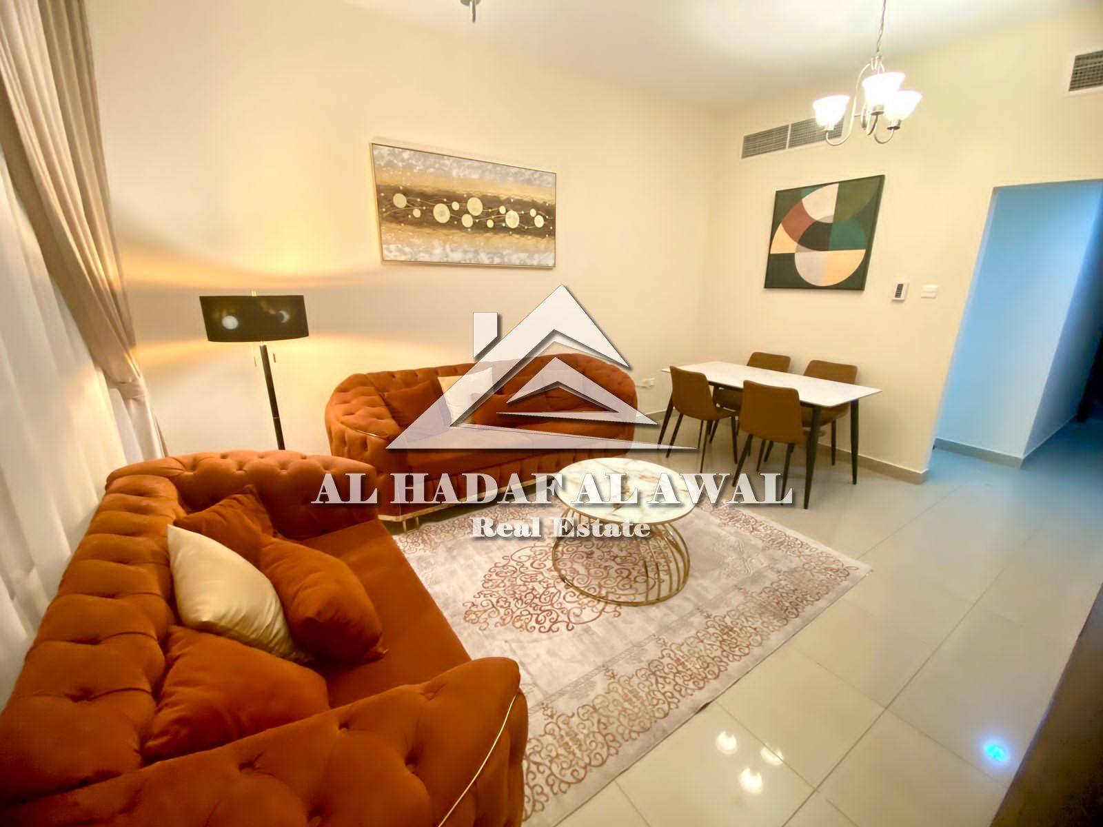 For monthly rent, a room and a hall in Al Taawun area with free internet