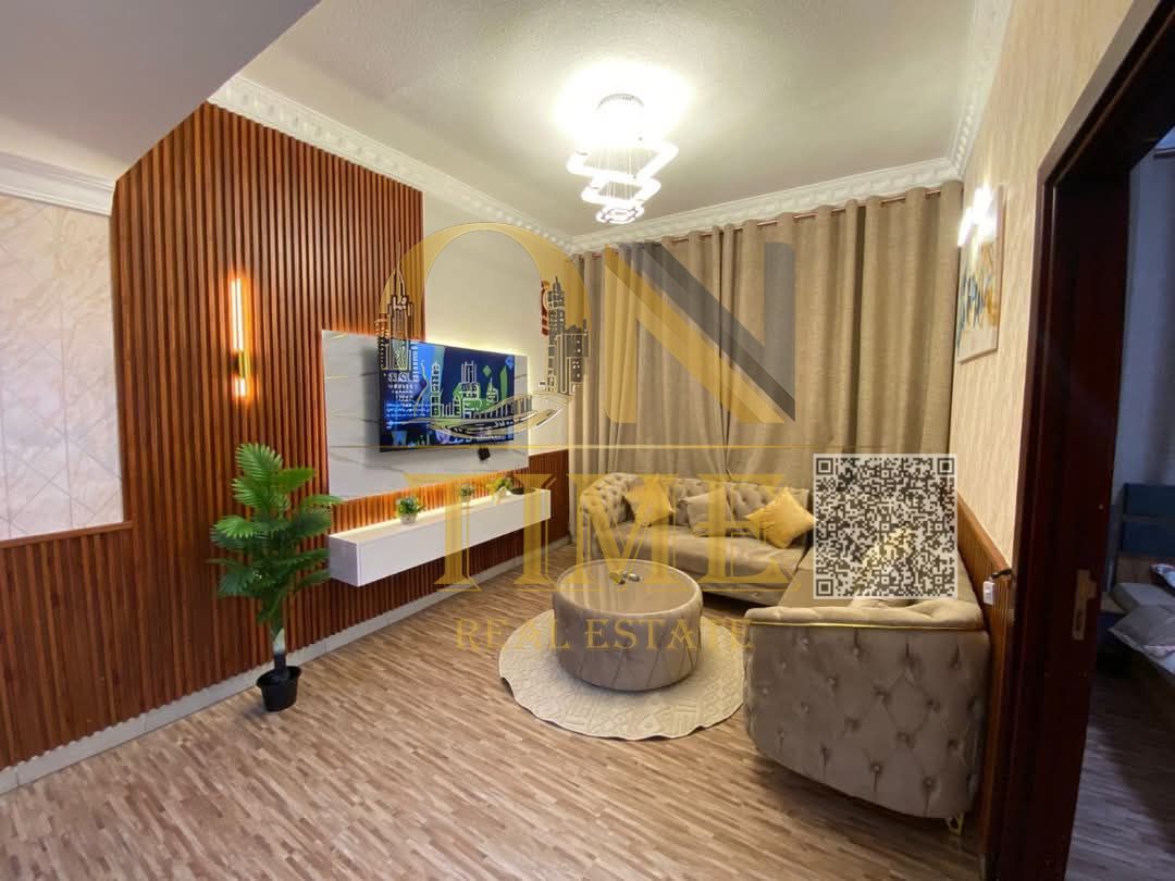 for sale: A fully furnished one-bedroom apartment in Garden City Tower, located in the Al Hamidiya area of Ajman