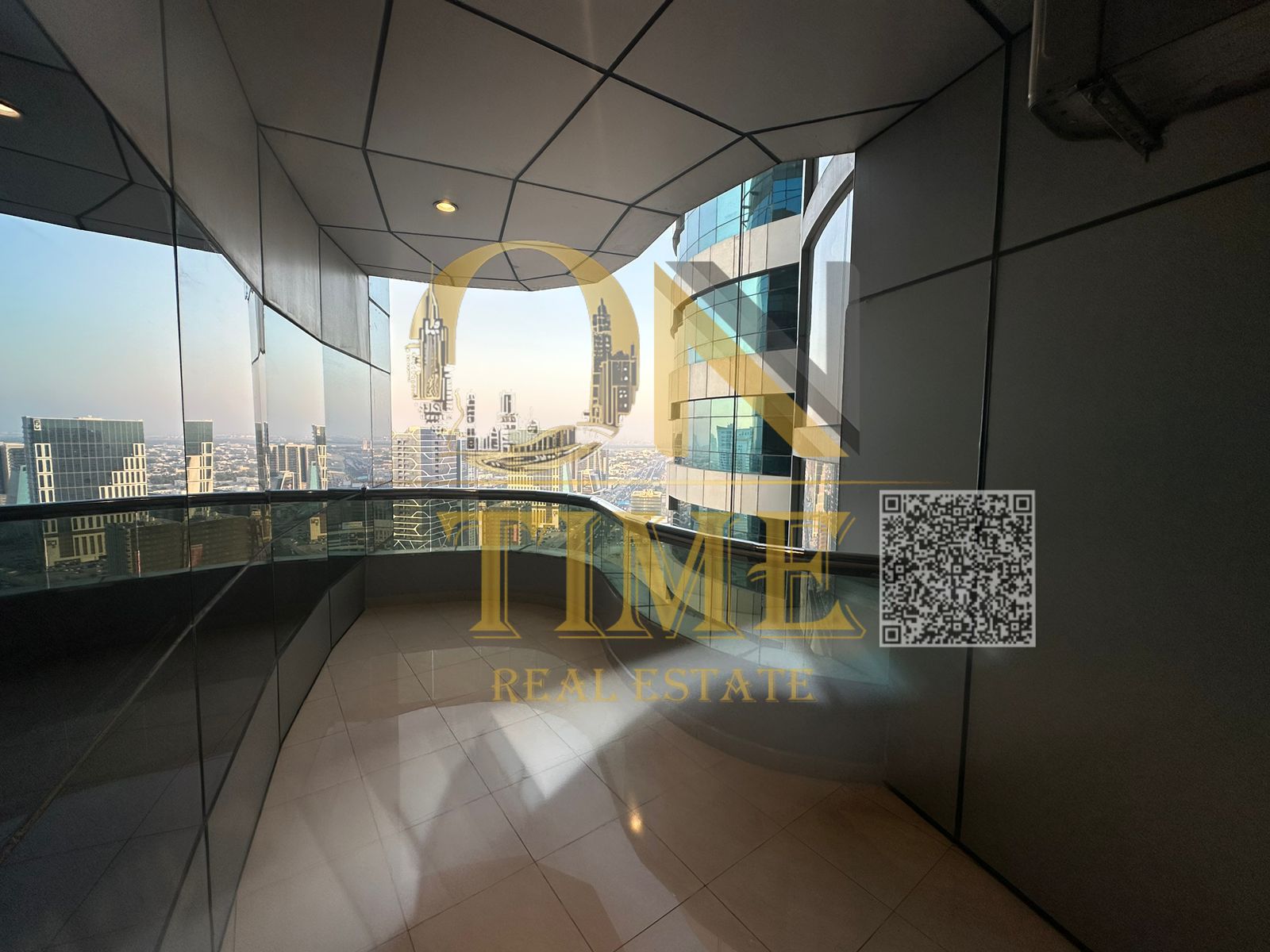 For sale, a two-bedroom apartment in the Corncord Towers, in the Al Jurf 2 area