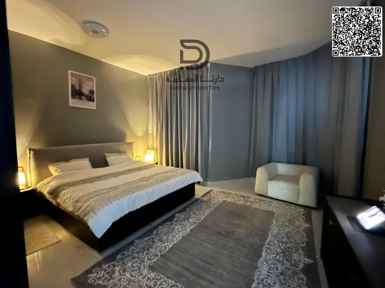 Two Ready to Move in Rooms - With Maid's Room and 3 Bathrooms in a Privileged Location in Ajman in Al Rashidiya 1 Al Khor Towers - With a Large Area of 1517 Sq. Ft.
