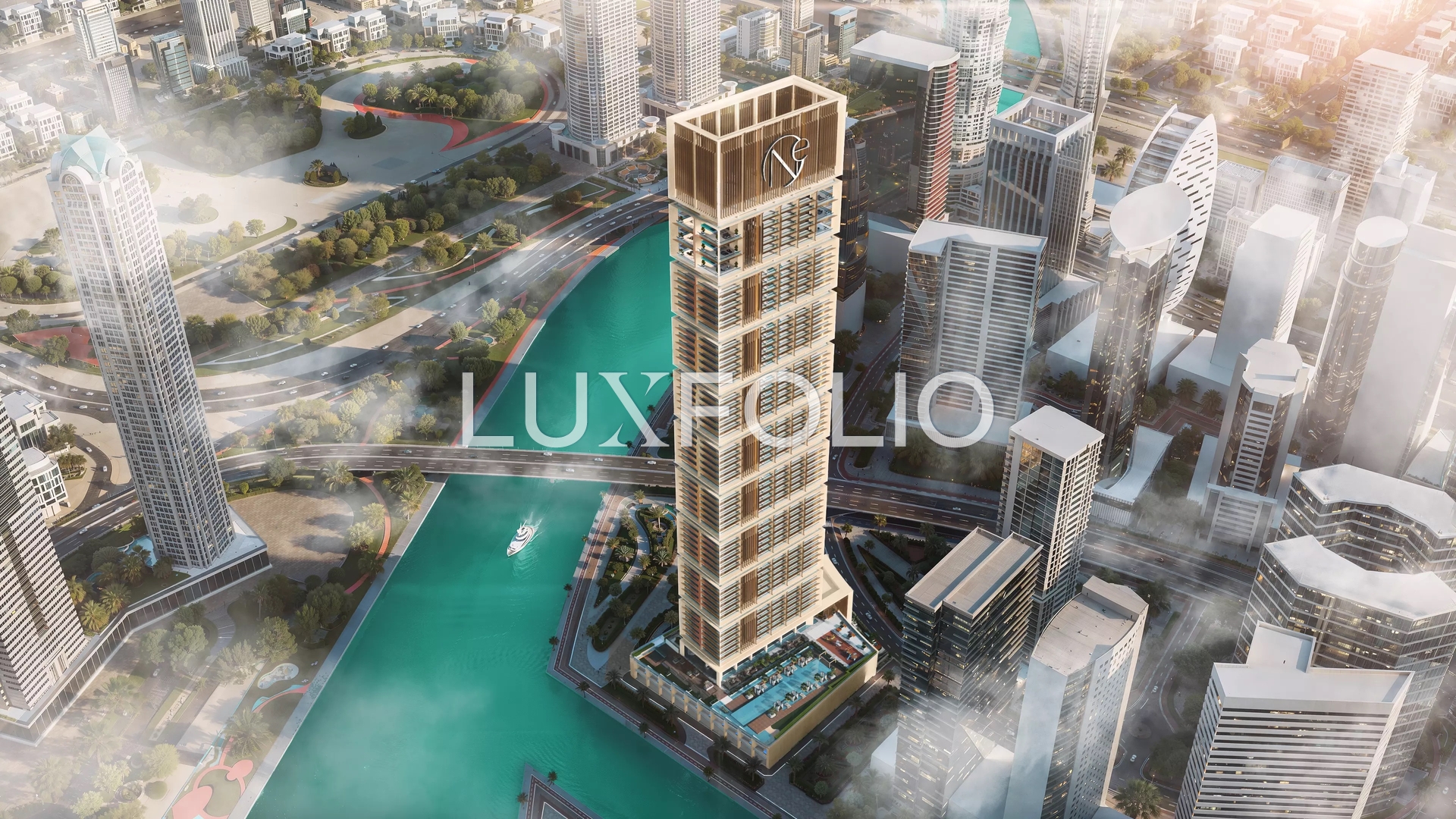 Spacious 1-Bed | Prime Main Road & Community View | Binghatti One