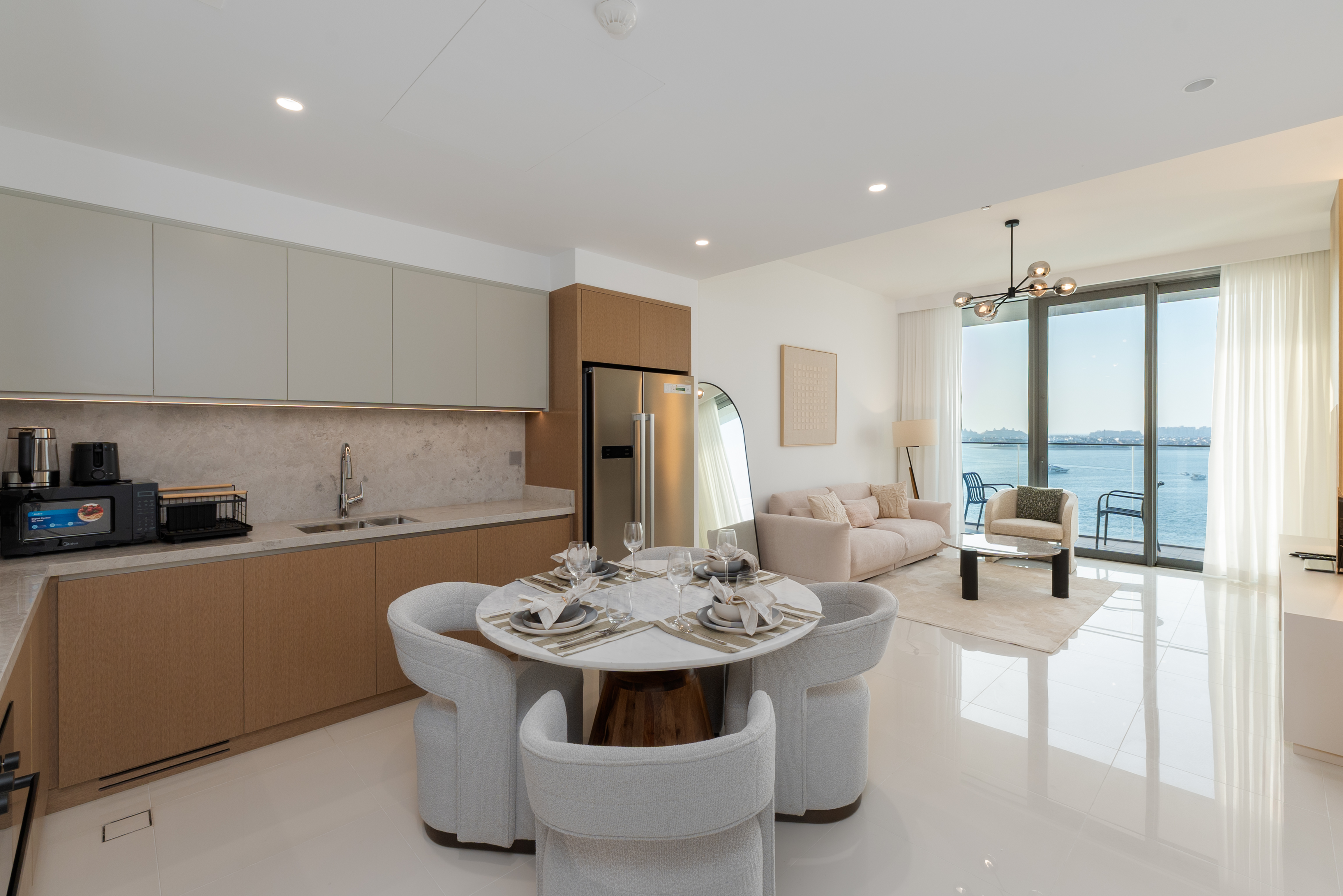 Chic 2BR with Sea Views | Near Marina & JBR