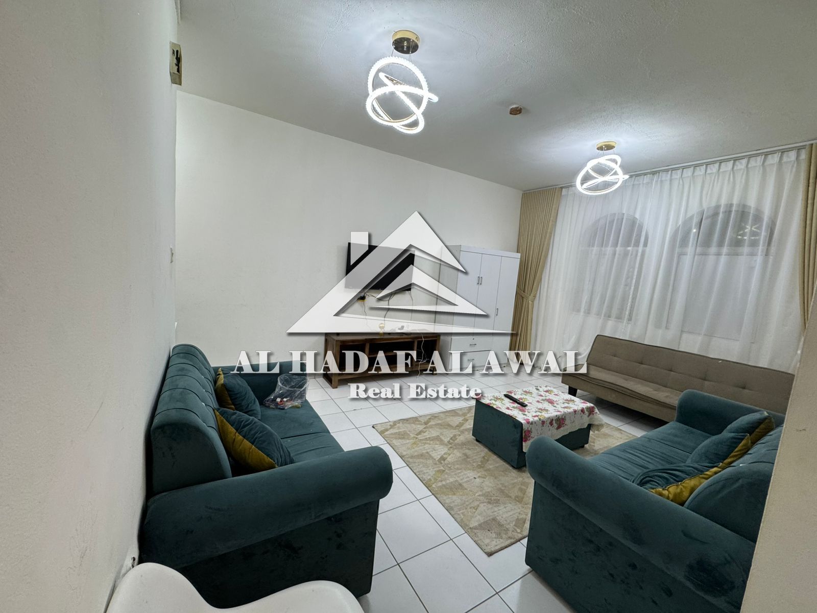 For monthly rent: one bedroom and a hall in Al tawun with free internet