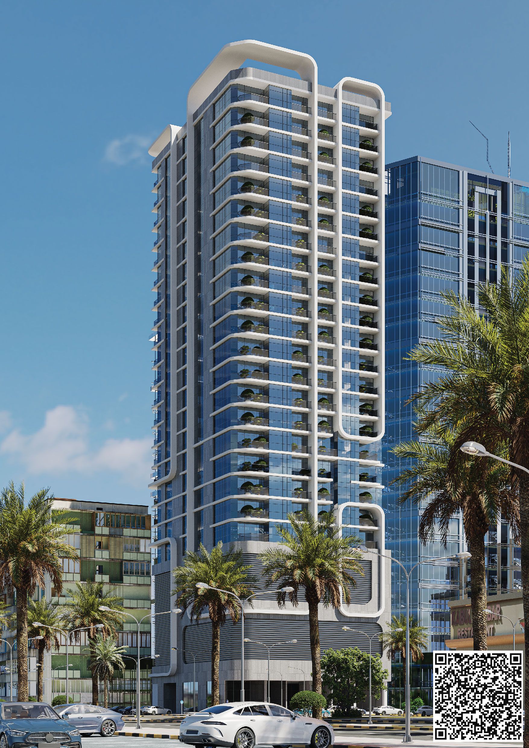 Spacious 1BHK Apartment for Sale in Oasis Tower 3, Ajman