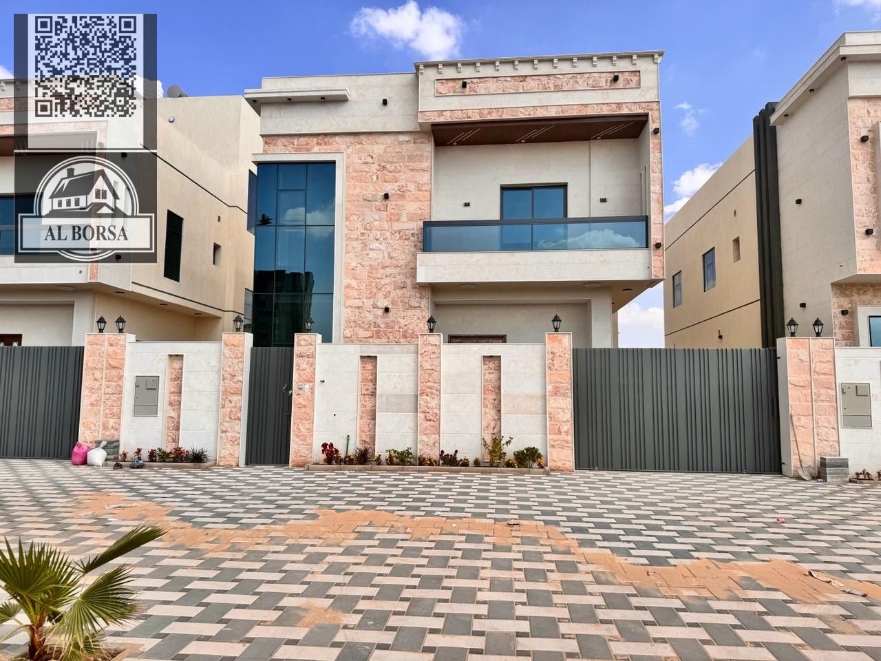 Villa for rent in Al Helio, freehold for all nationalities, excellent location on an asphalt road, including registration fees