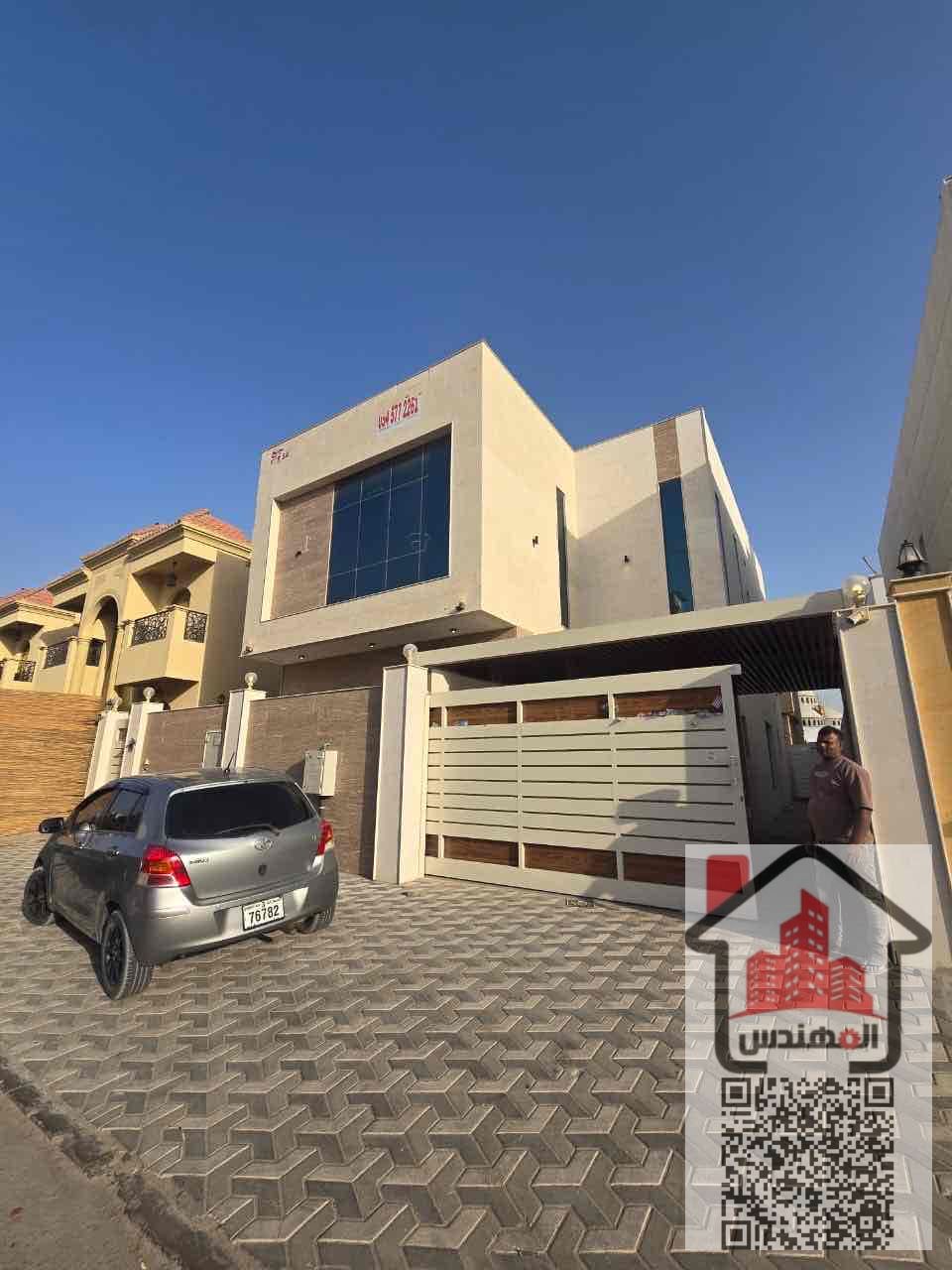 Two-story villa for rent in Ajman, Al Yasmeen area