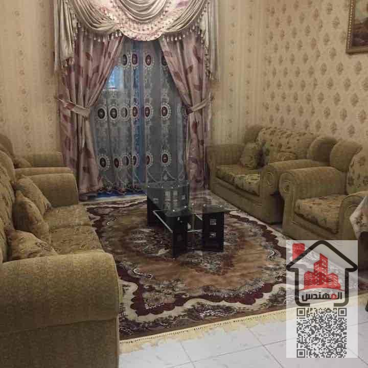 For rent, a furnished room and hall behind the traffic department, including 3,500 dirhams, and a 1,000 dirham security deposit.