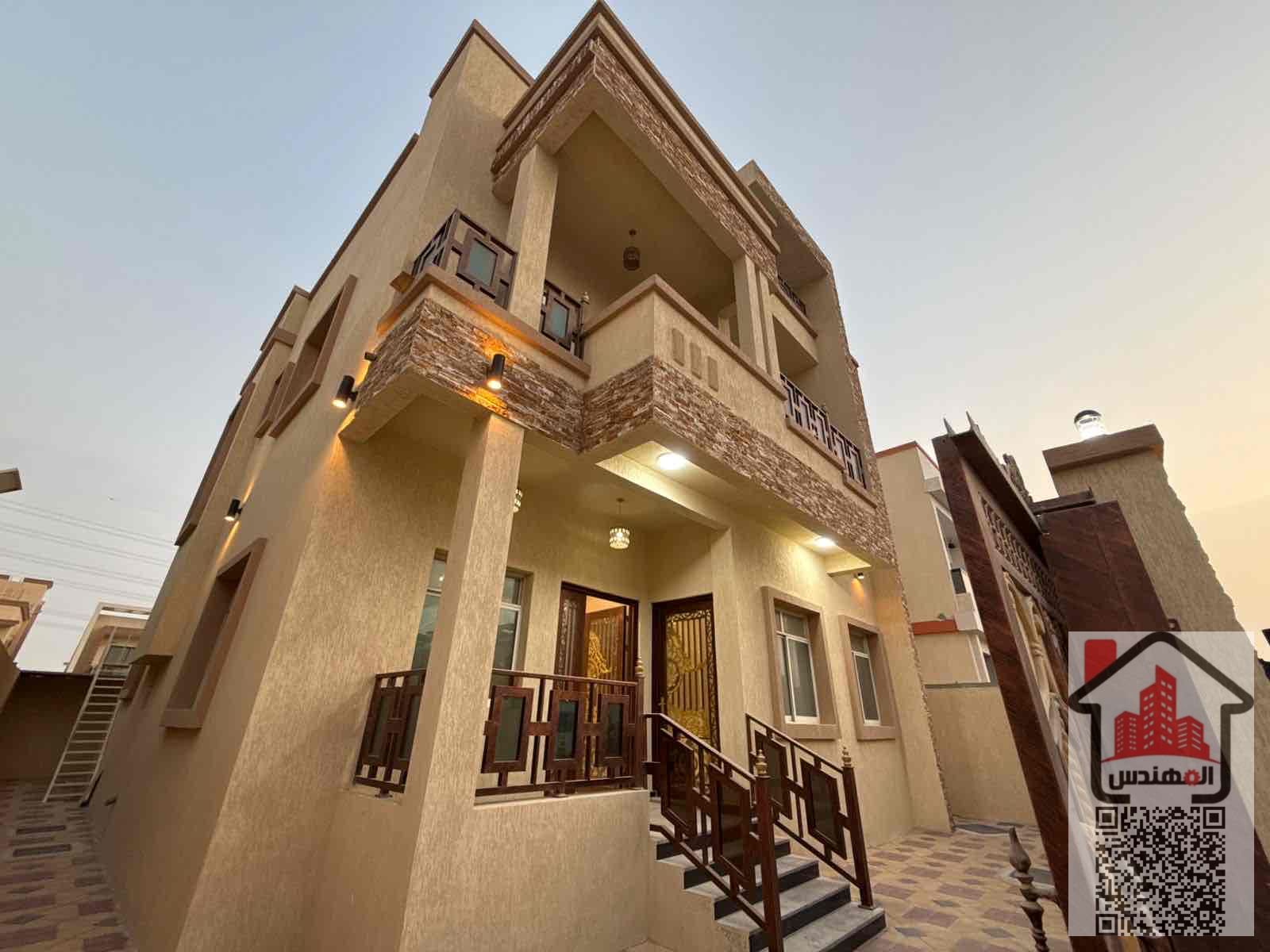Villa for rent in Al Yasmeen 4 master bedrooms Hall, Majlis, Maid's room Roof On a paved road Price 100 negotiable Maximum 4 installments