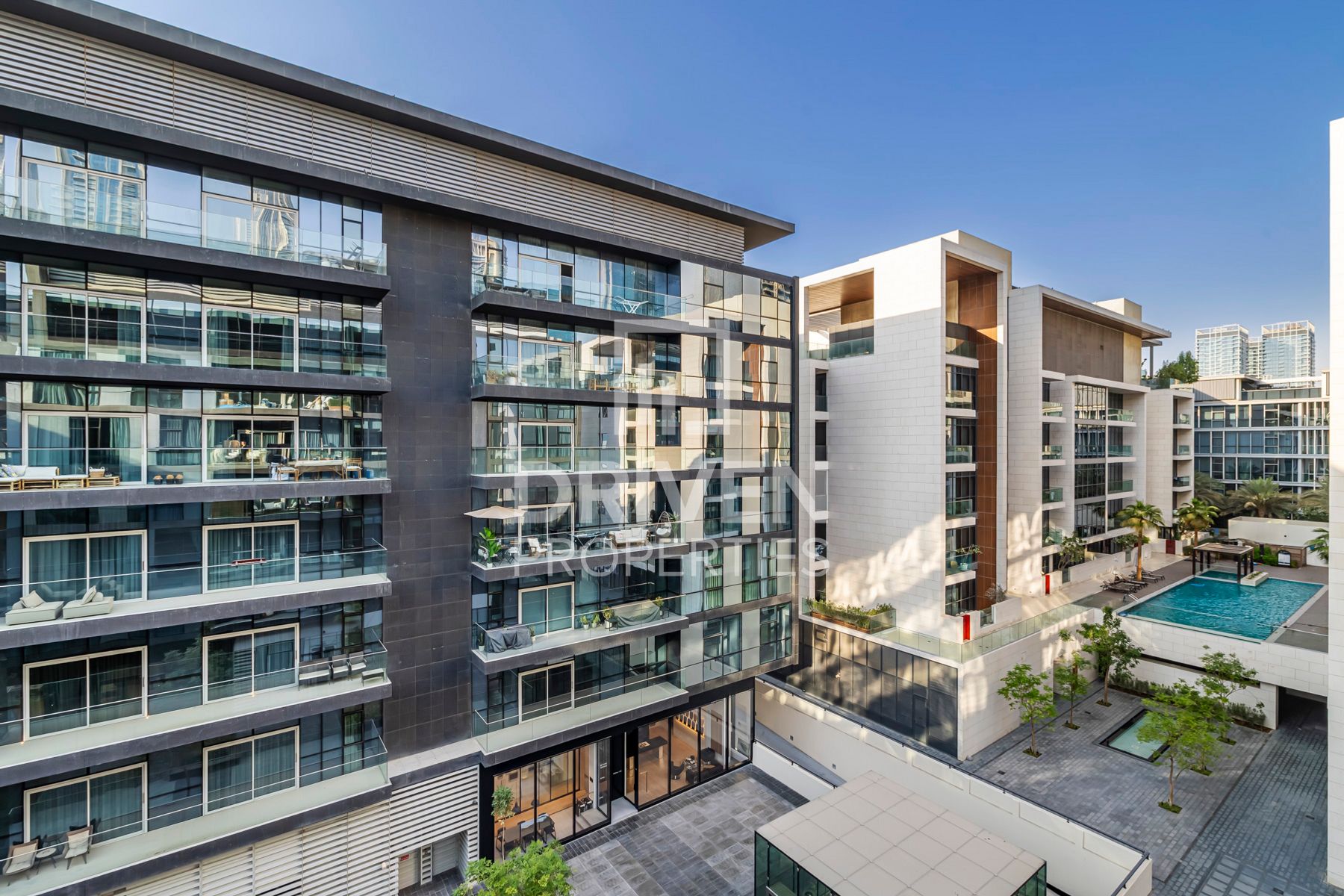 Modern Layout with Pool View | Furnished