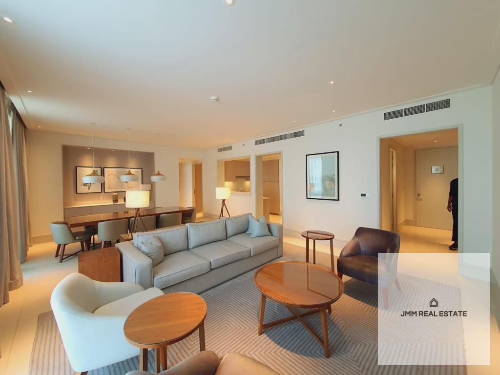 Fully furnished 3BHK + Maid | Prime Location l High-Floor Views
