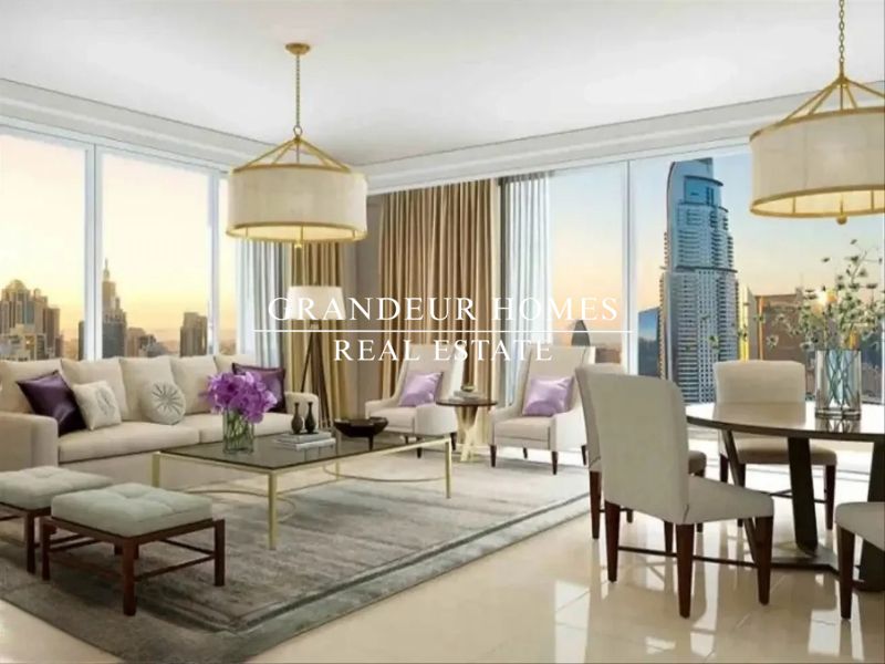 3BR | Fully Furnished | Burj Khalifa View | Full Fountain View