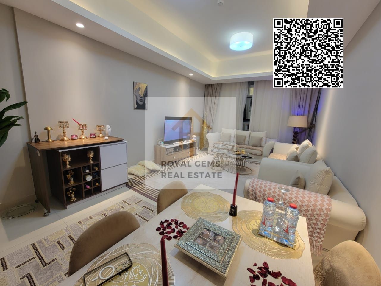 Elegant 1-Bedroom Furnished Apartment for Rent in Gulfa Tower – Move-In Ready & Modern Comfort