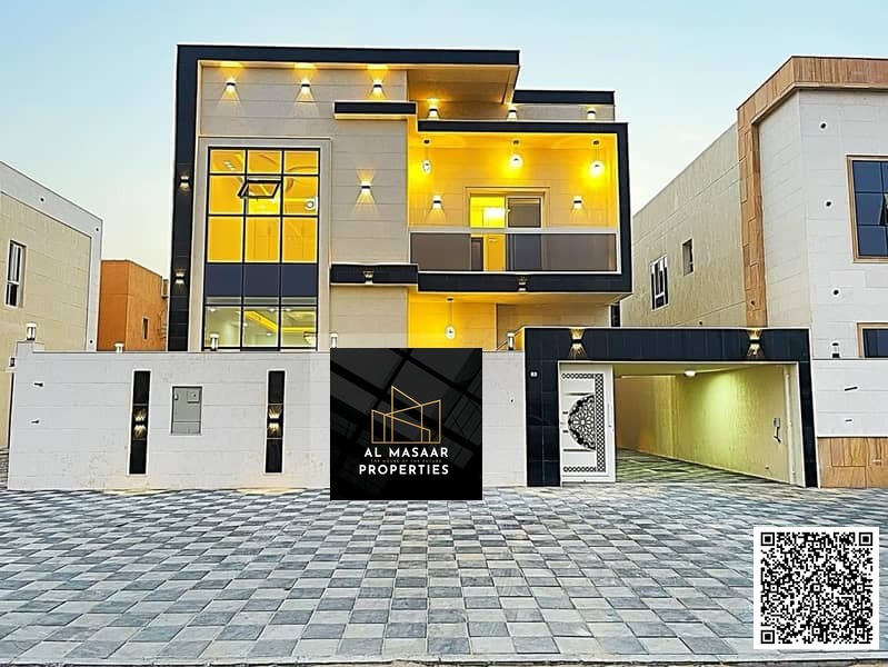 The opportunity of a lifetime, own the villa of your dreams in Ajman, freehold for all nationalities, super deluxe finishing, bank financing or cash,