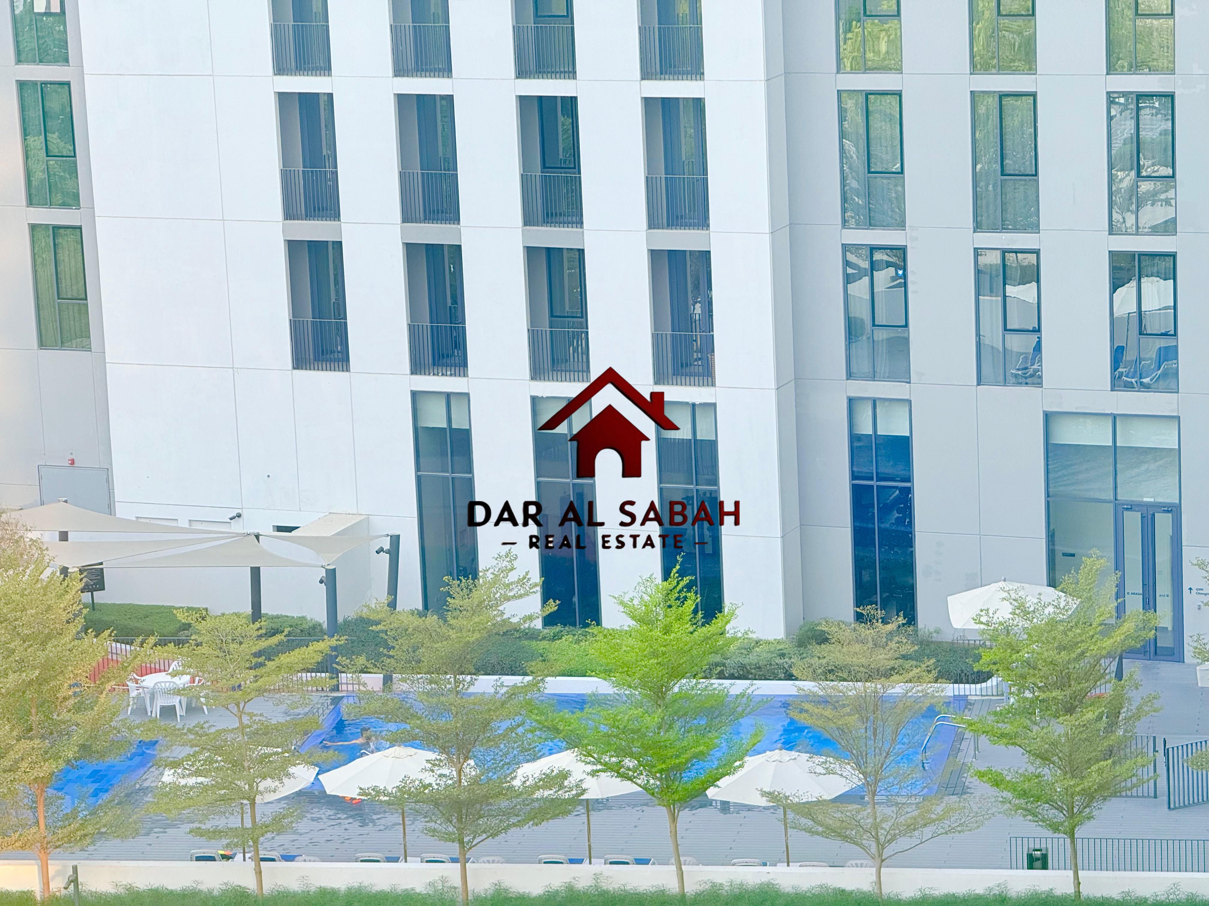 Tiraz 4 1 BHK with balcony with gym pool and covered parking ready to move