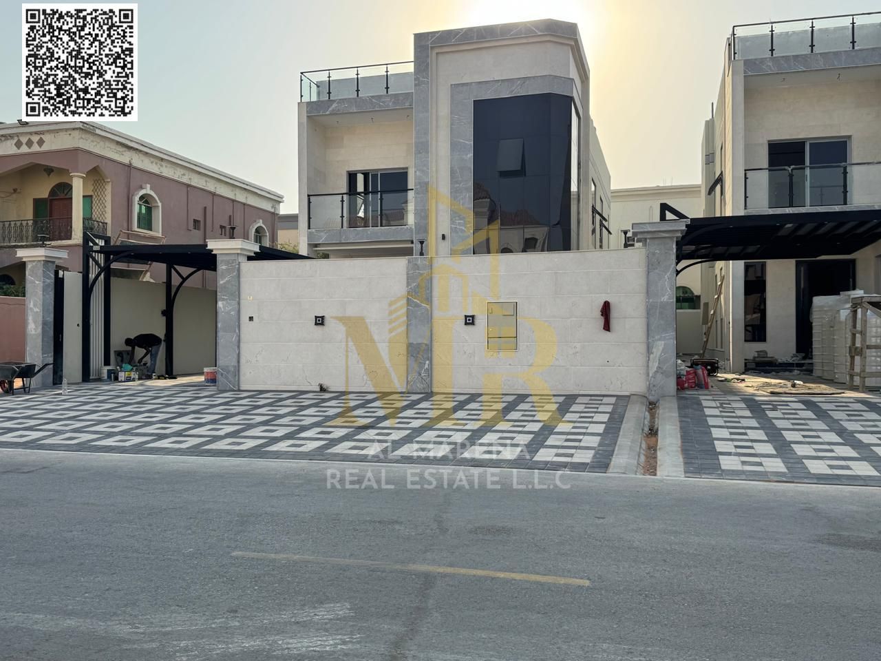 For Sale: Luxury Villa in Al Rawda 3 – Ajman | Two Floors | Private Pool | Central Air Conditioning