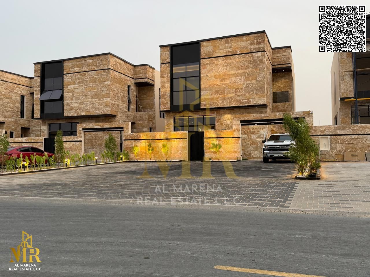 Luxury villas for sale in Al Zahia Circle project Location: Al Zahia Circle project - a very distinguished location behind the new Al Qabail Center, o