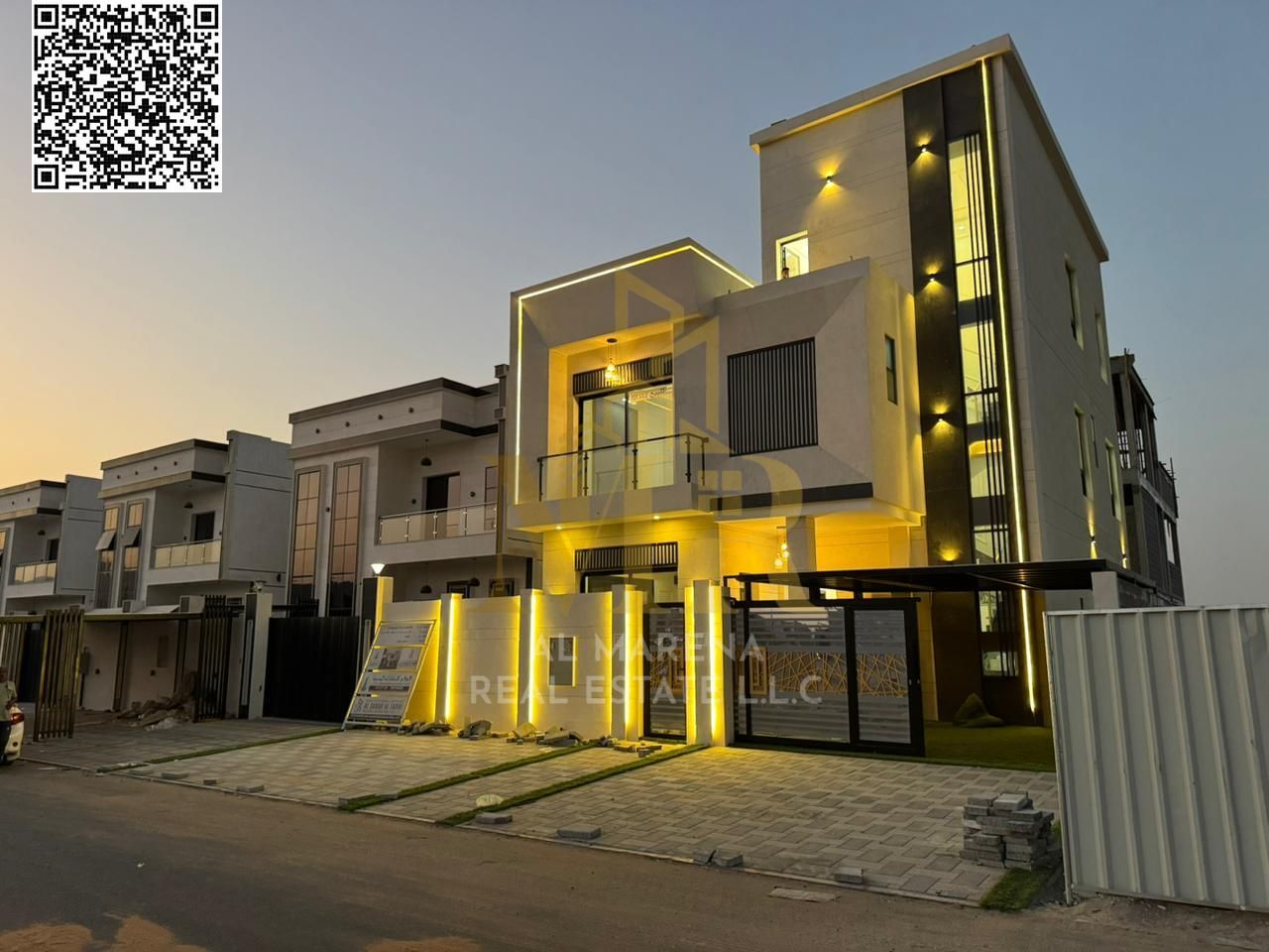 Villa - two floors, roof and large courtyard, all-inclusive, with easy bank financing