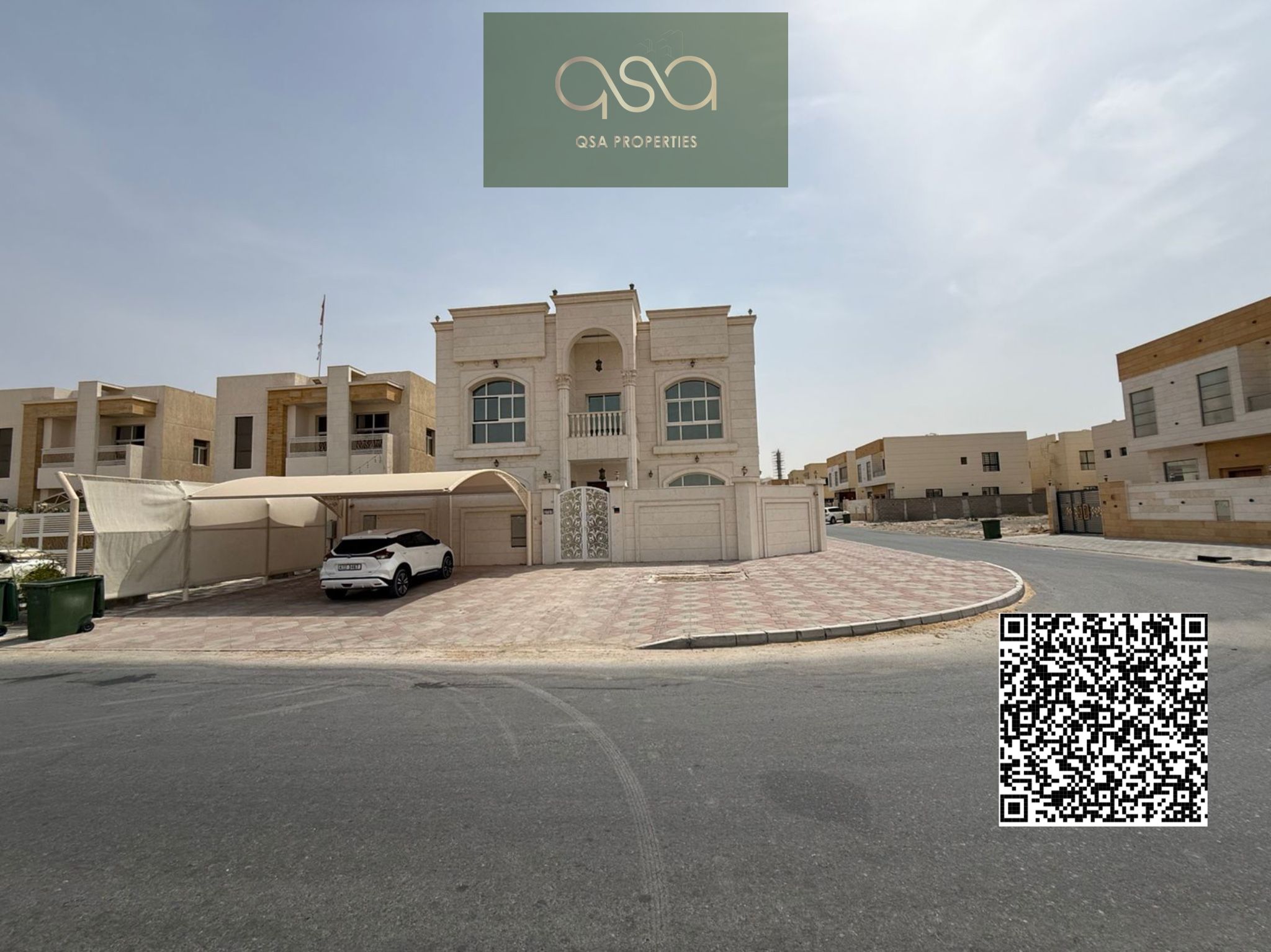 CORNER BRAND NEW VILLA FOR RENT AJMAN AL YASMEEN
