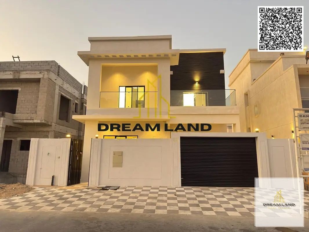 For sale, a villa behind Al Hamidiya Park, with a wonderful and modern design, including air conditioning, at a negotiable price