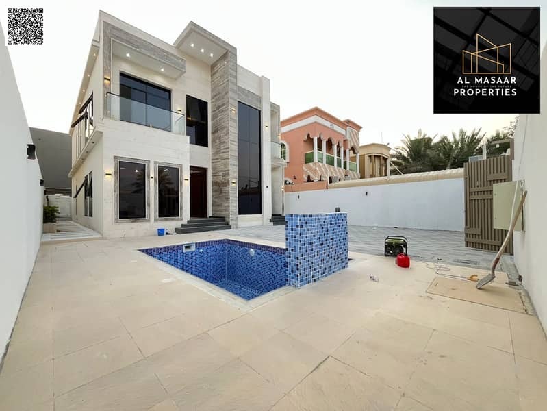 For sale directly from the owner, a modern finished villa, at a price including air conditioning, electricity and water, and is negotiable.