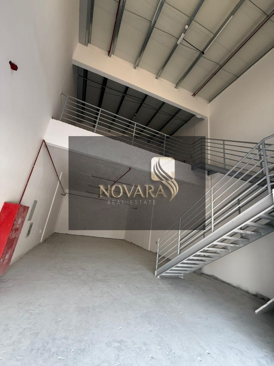 A spacious and fully equipped warehouse for rent in Al Jurf Industrial Area 1, with a total area of 2,450 sqft
