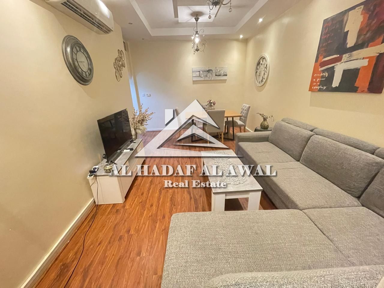 For monthly rent, a 2room and a hall in Al taawun area with free internet