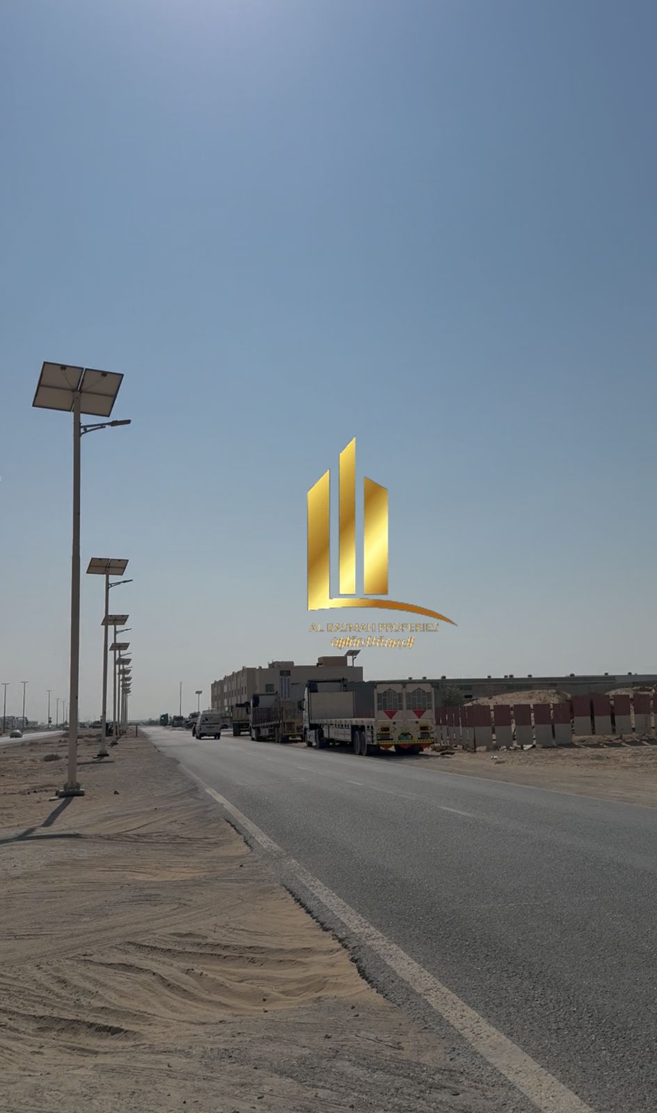 Corner land for sale in Sharjah, Al Sajaa Industrial Area