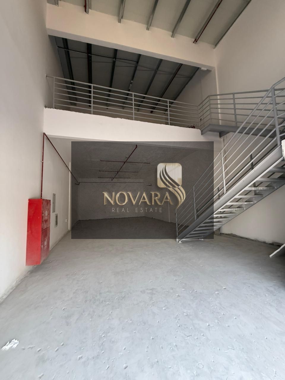 A spacious and fully equipped warehouse for rent in Al Jurf Industrial Area 1, with a total area of 2,900 square feet.