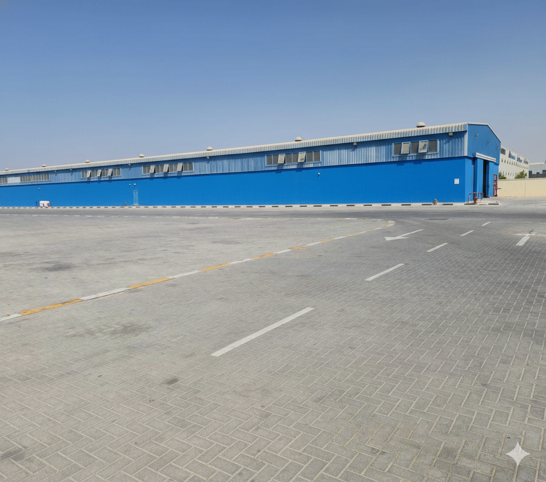 SUPER LAND IN SAJJA - MIXED USED BUILDINGS, VILLAS, WAREHOUSES - 2.4 MILLION SQ FEET - FREEHOLD