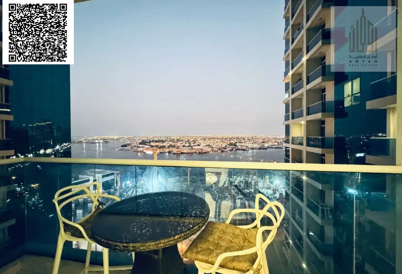 For sale, two bedrooms and a hall in the best location in Ajman, Al Waha Towers Apartment for sale in Al Waha Tower, Al Rashidiya 1 Two bedrooms and